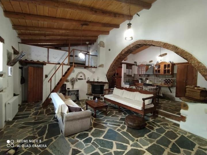 Afrodite'S House-Restaurated Oil Factory Agia  Bagian luar foto
