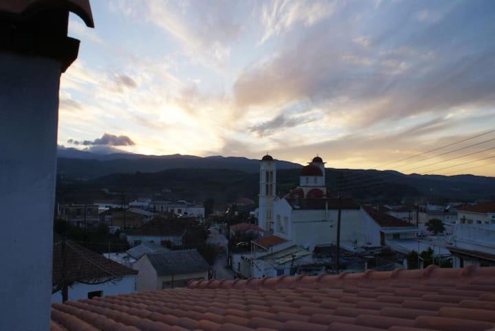 Afrodite'S House-Restaurated Oil Factory Agia  Bagian luar foto